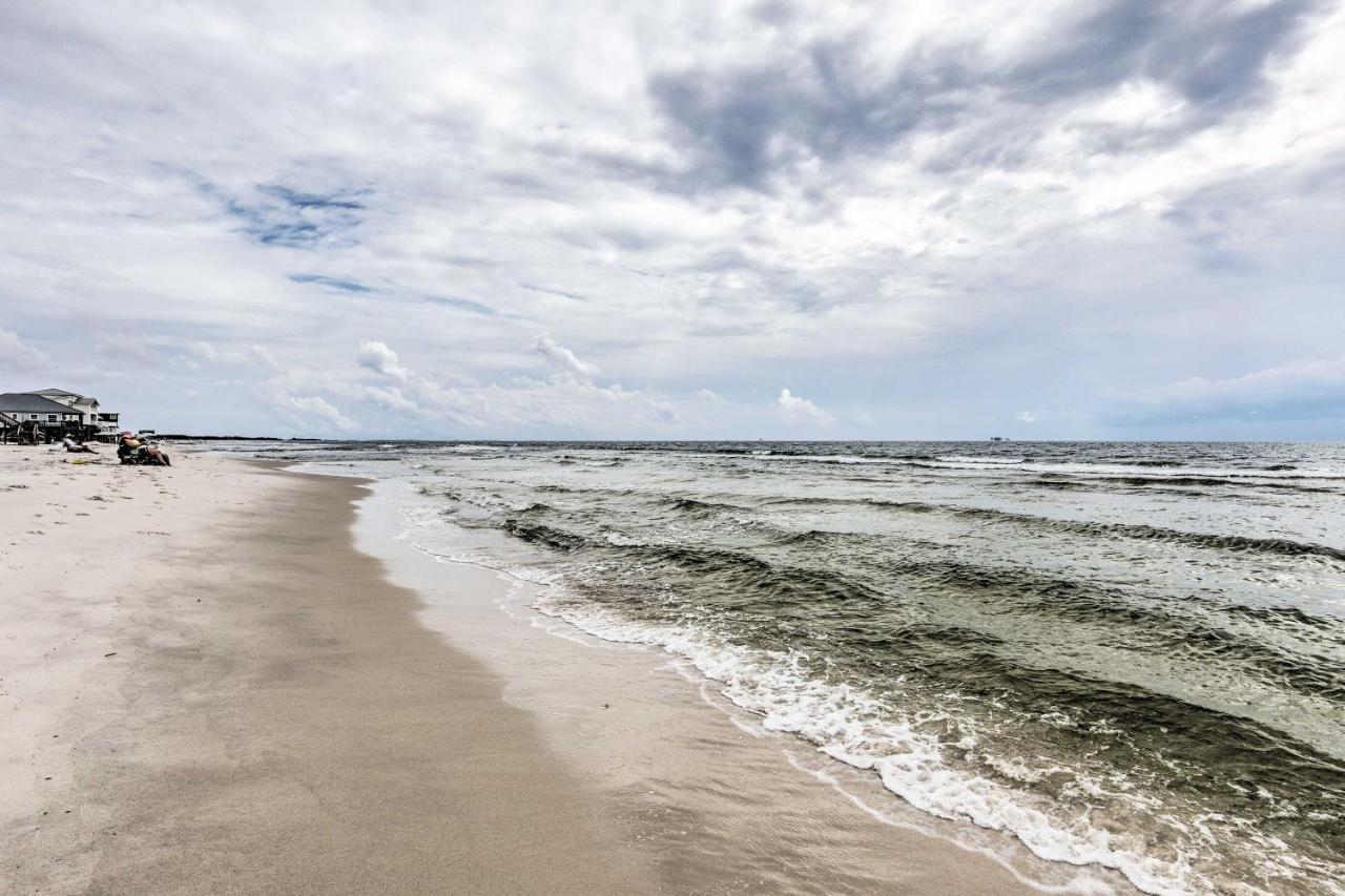 Waterfront Dauphin Island Home With Deck And Boat Dock Exteriér fotografie